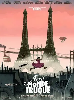 Смотреть онлайн Аврил и поддельный мир (2015)