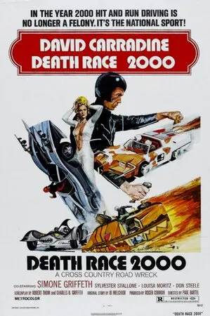 Смотреть онлайн Смертельные гонки 2000 года (1975)